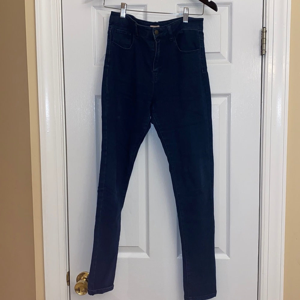 Dark blue forever 21 high wasted jeans sz 26